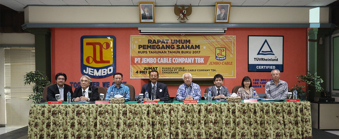 RUPS PT. Jembo Cable Company Tbk. Tahun Buku 2017